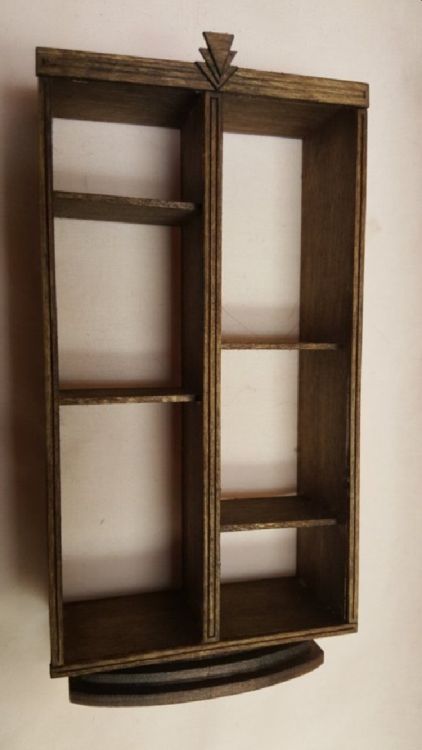 KDAD016 Art Deco Bookcase Shelf KIT - Click Image to Close