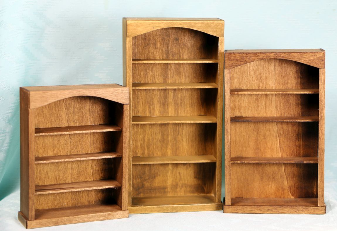 Bookcase Kit - 1:12 scale - Click Image to Close