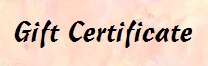 Gift Certificate - $25.00 - Click Image to Close