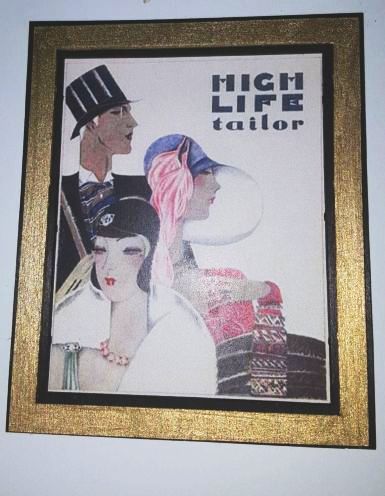 KDAD011 Art Deco HiLife Poster/Frame KIT - Click Image to Close