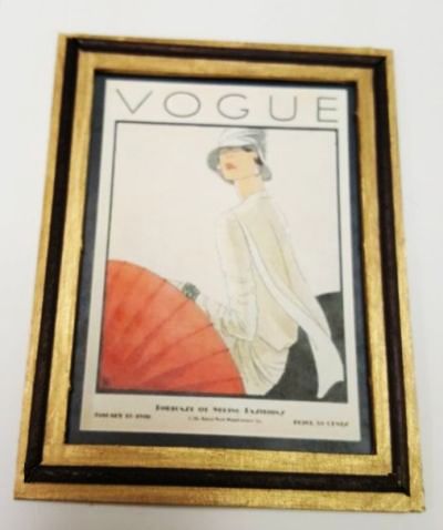 KDAD012 Art Deco Vogue Poster/Frame KIT - Click Image to Close