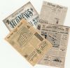 .Vintage Newspapers - Set of 4